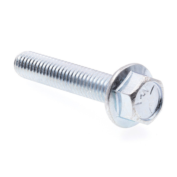 Prime-Line Serrated Flange Bolts 3/8in-16 X 2in Zinc Plated Case Hardend Steel 25PK 9091235